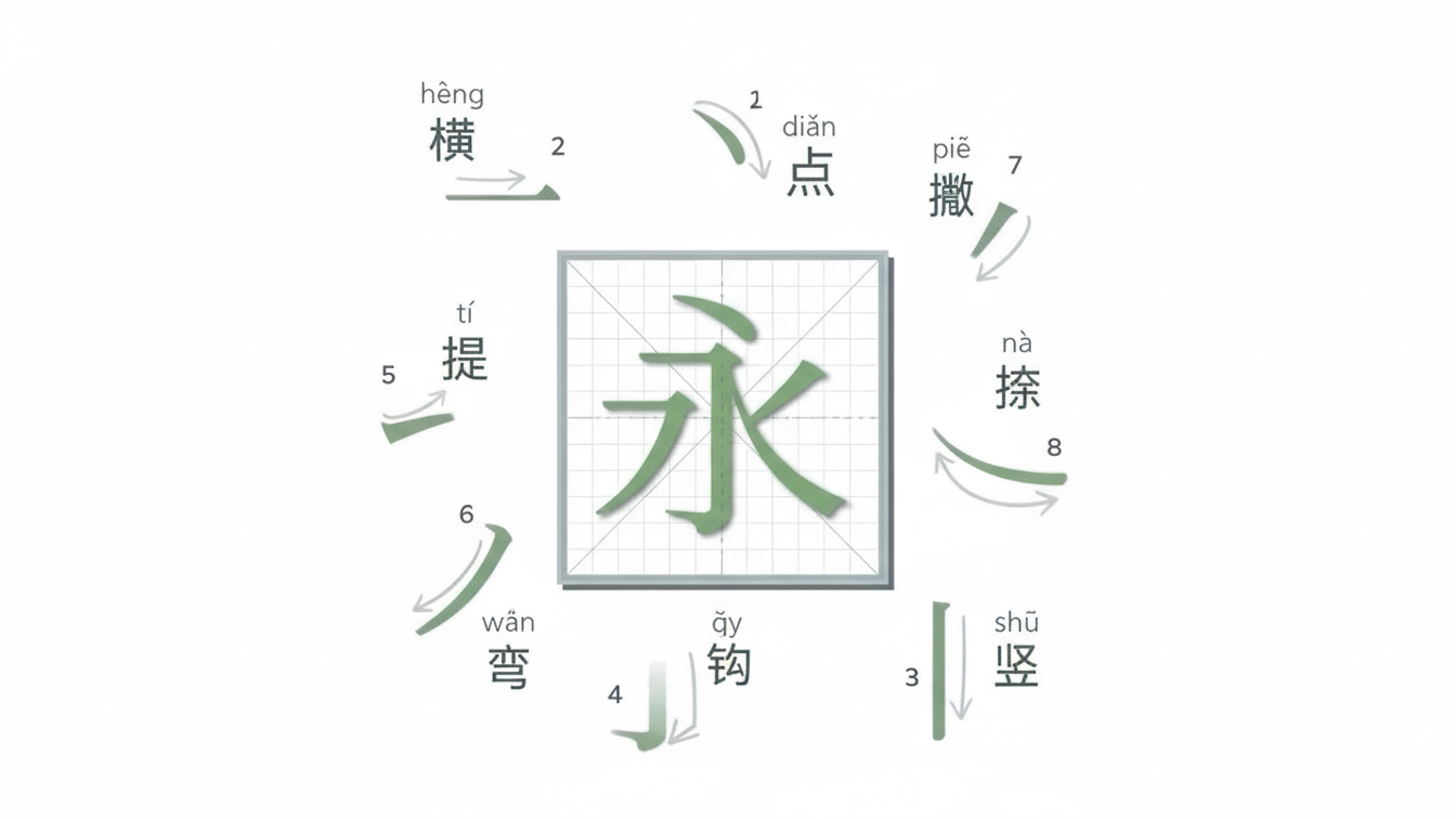 Çince yazı sistemi ve Çince karakterlere örnekler