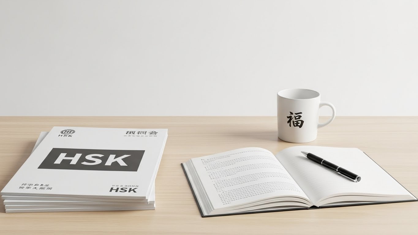 HSK Çince yeterlilik sınavını temsil eden görsel