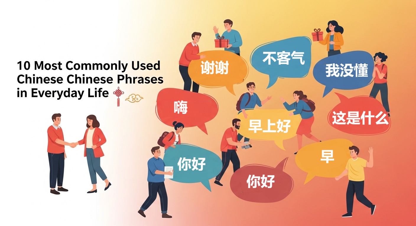 Günlük hayatta en çok kullanılan 10 Çince cümle