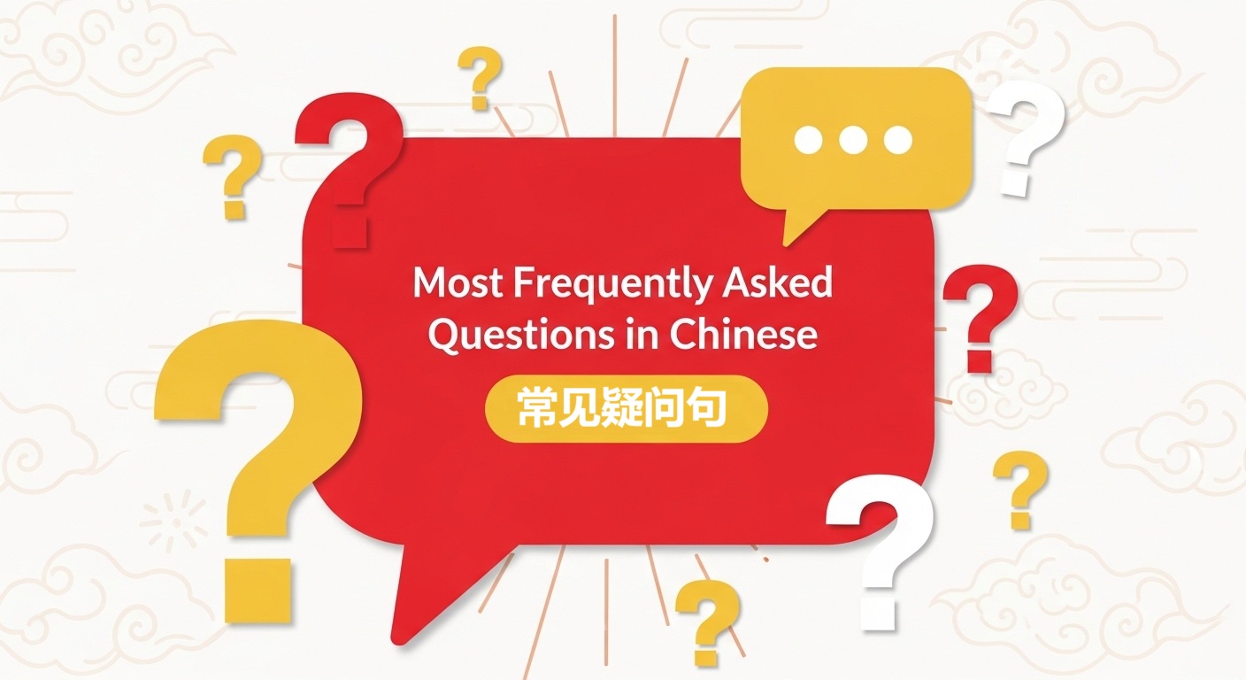 Çince’de en çok kullanılan soru cümleleri – karakter ve pinyin ile